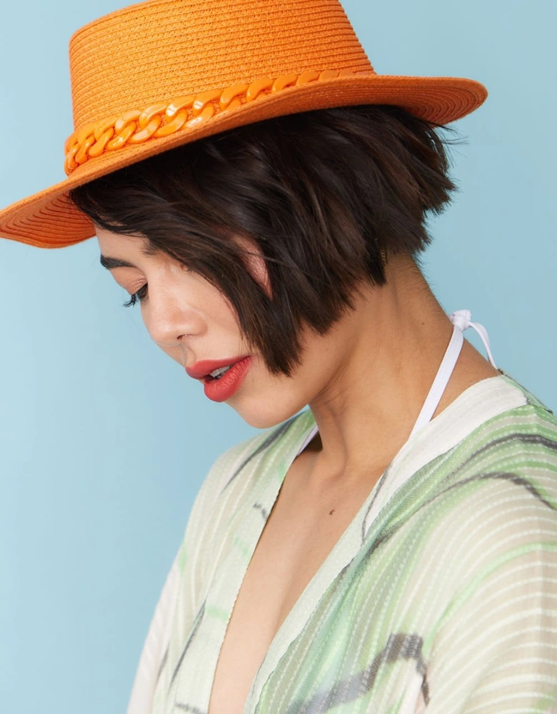 Orange Kate Bamboo Blend Hat