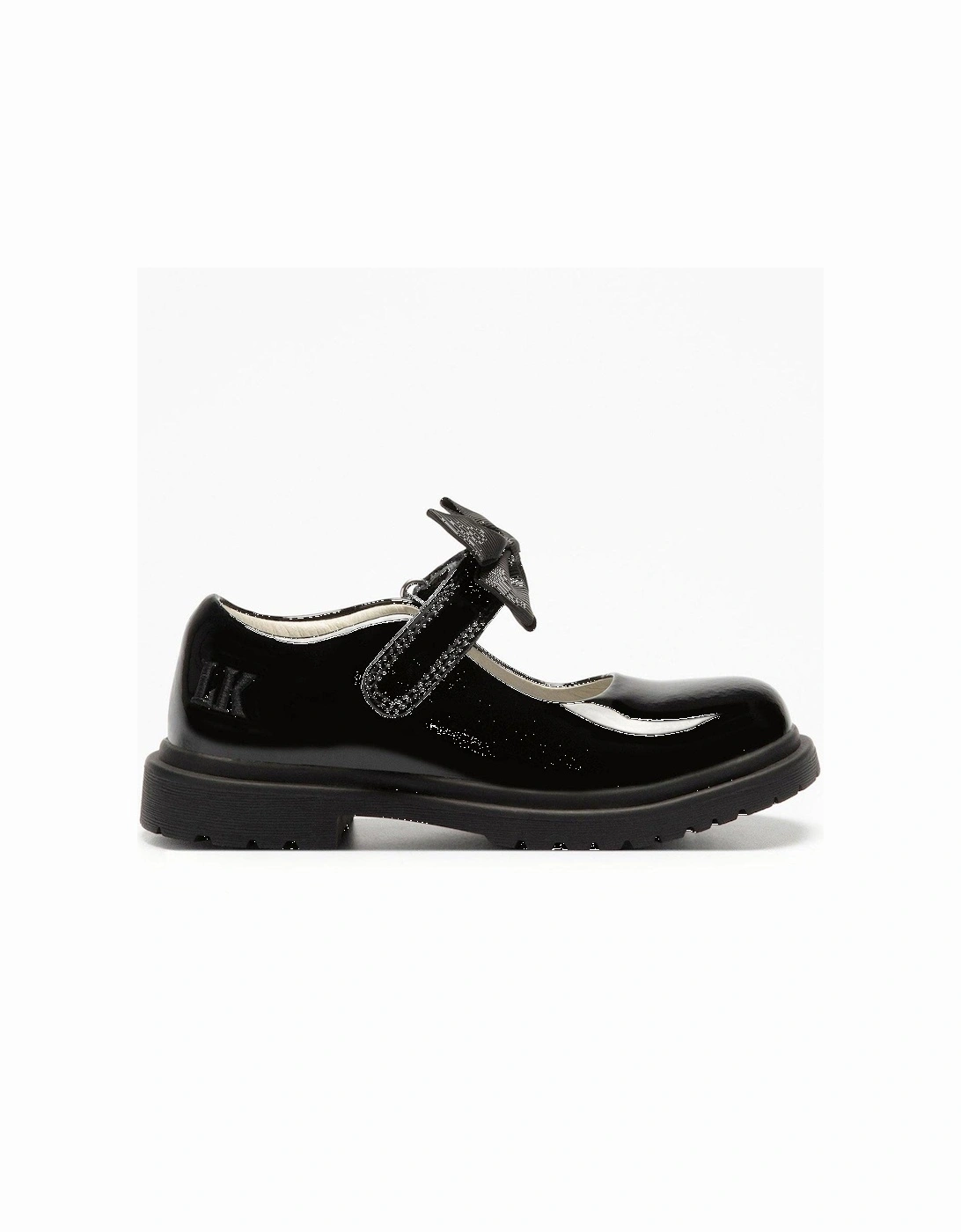 Miss Lk Masie Bow Mary Jane School Shoe - Black, 2 of 1