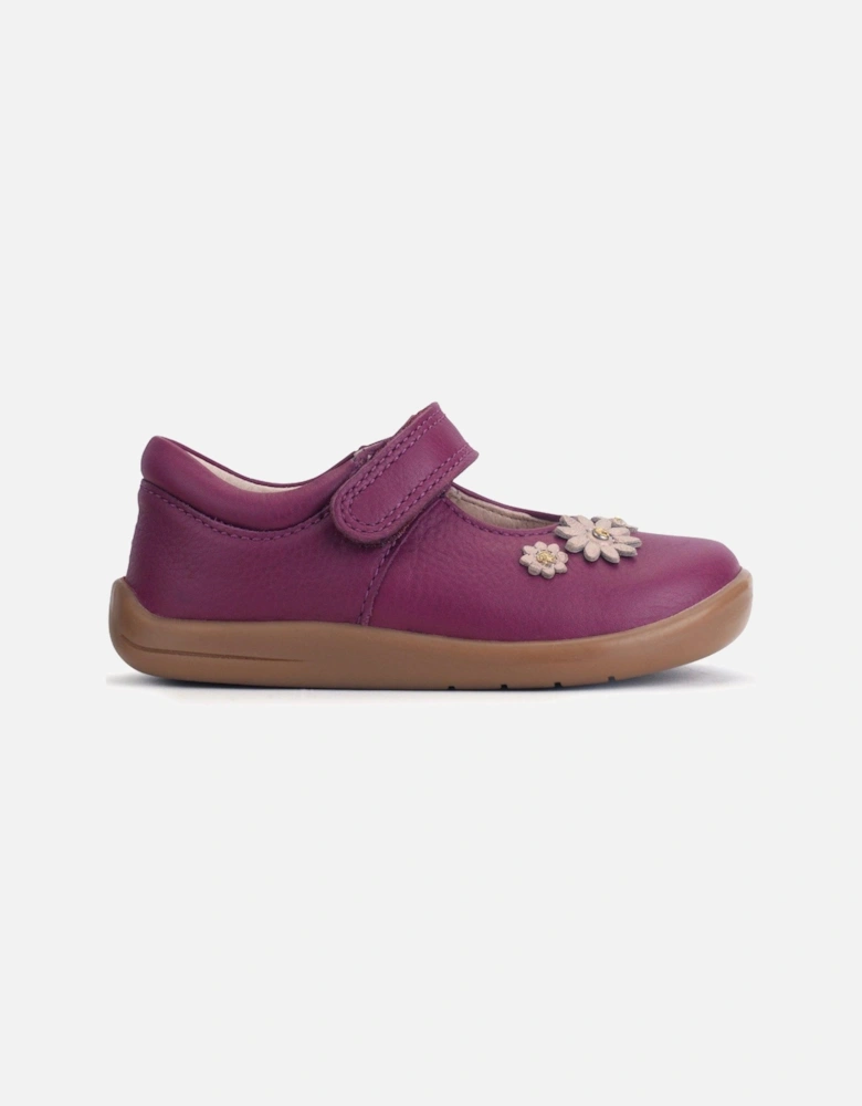 Fairy Tale Flower Leather Mary Jane First Steps Shoe