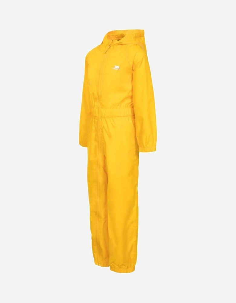 Childrens/Kids Button Rain Suit