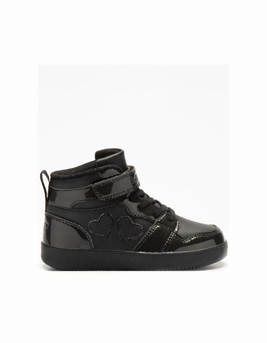 Paris Mid High Top Trainer - Black, 2 of 1