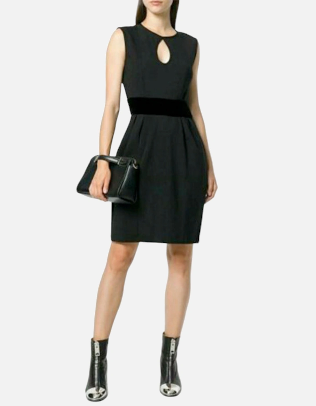 D KELSEY Womens Dress Round Neck