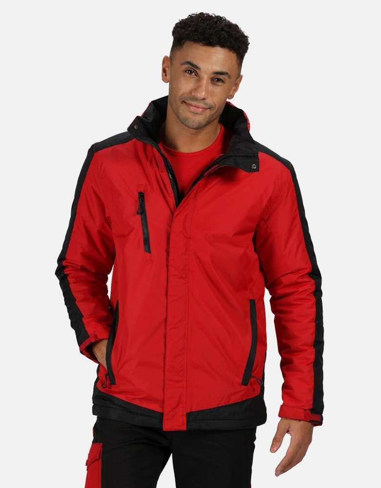 Mens Contrast Full Zip Jacket