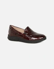 502 Bordo Croc Pat