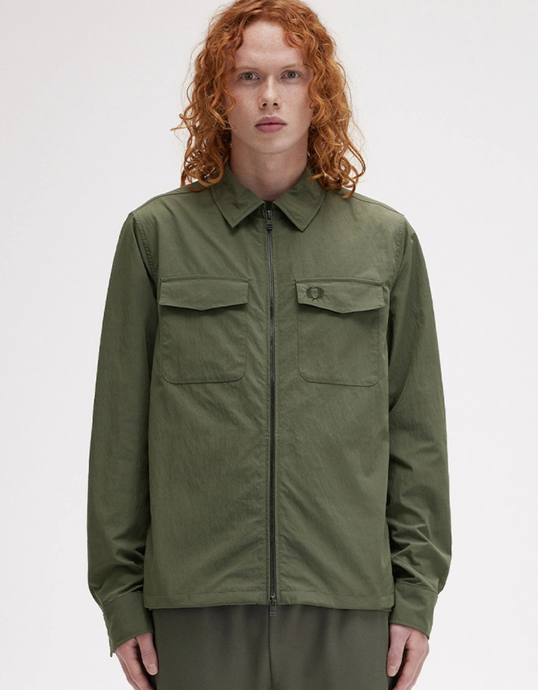 Men's Zip-Through Overshirt