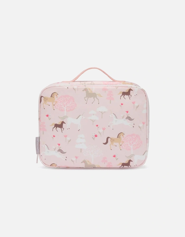 Cotton Canvas Lunch Bag Forest Ponies