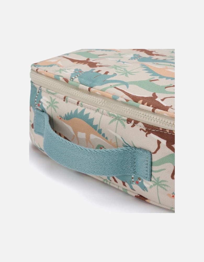 Cotton Canvas Lunch Bag Dinosaur Camo