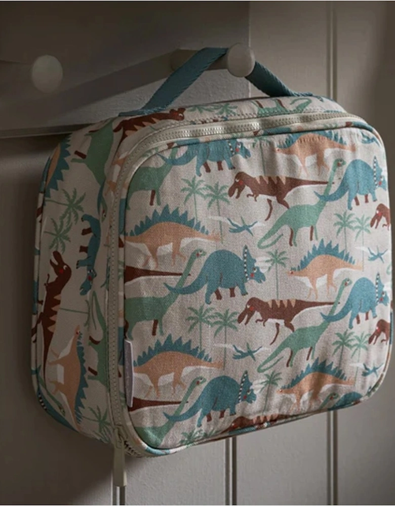 Cotton Canvas Lunch Bag Dinosaur Camo