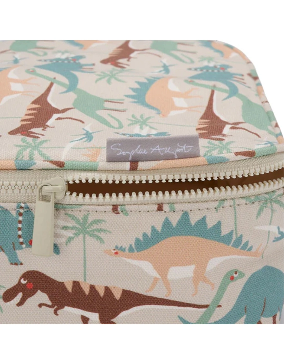 Cotton Canvas Lunch Bag Dinosaur Camo