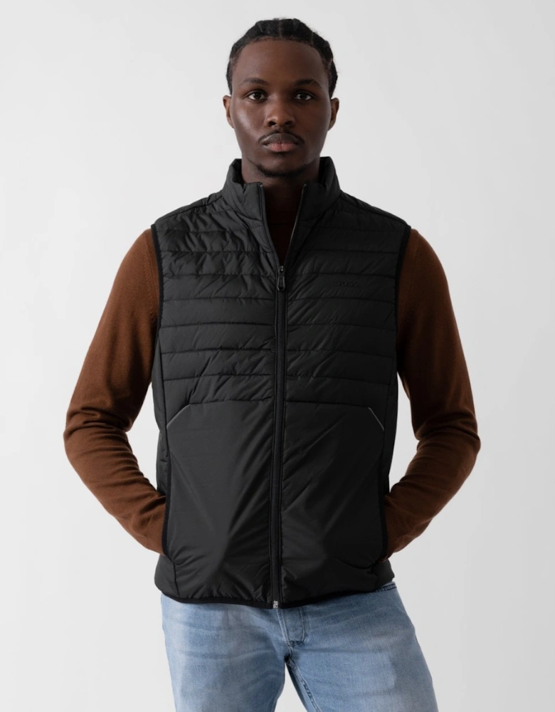 BOSS Green V Thor 2 Mens Gilet in Water-Repellent Fabric