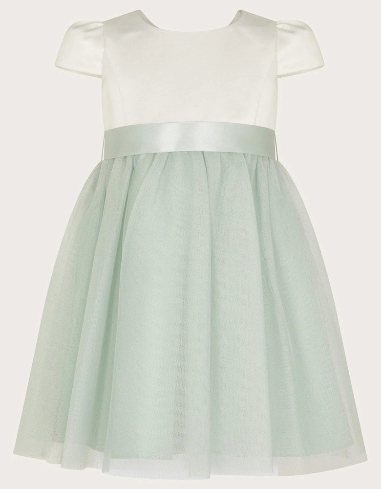 Baby Girls Tulle Bridesmaid Dress - Green