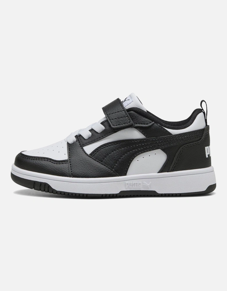 Kids Unisex Rebound V6 Lo Trainers - White/Black