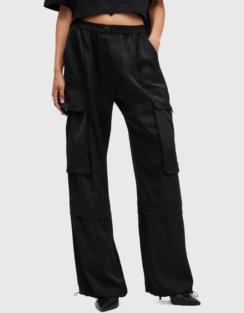 Barbara Cargo Trousers - Black