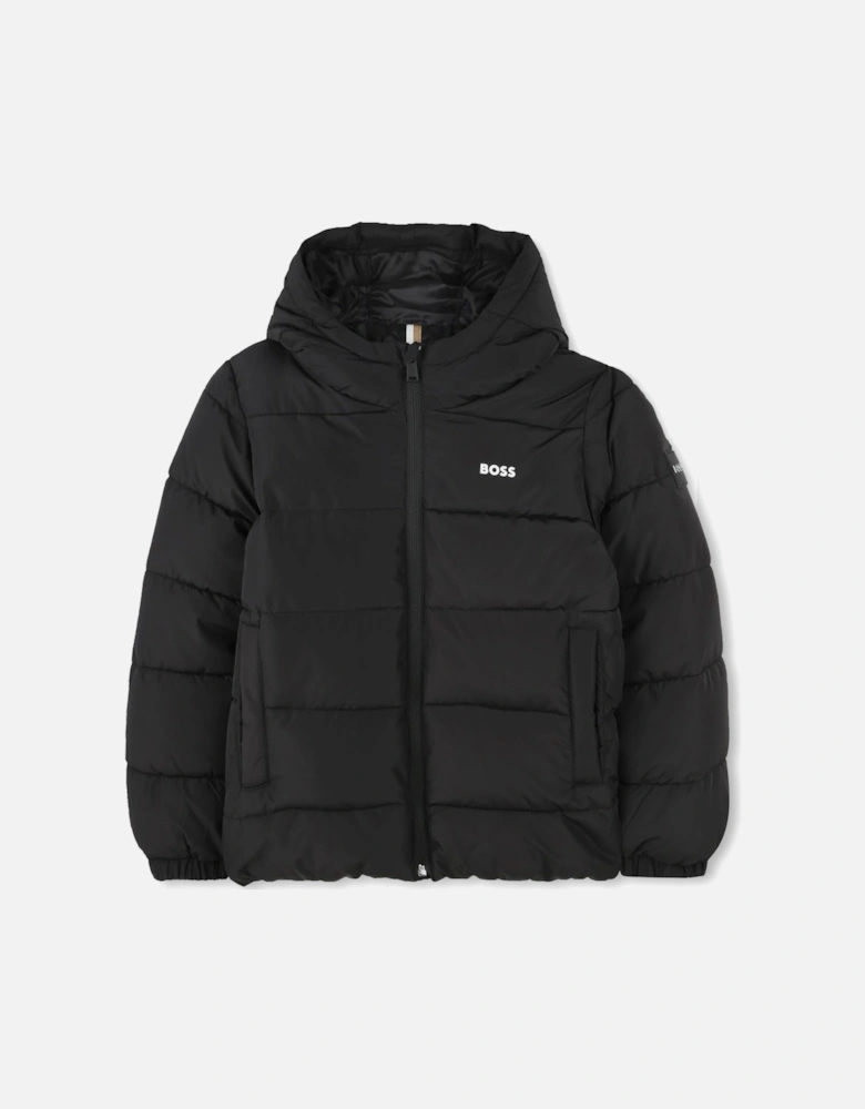 BOSS BLACK PUFFER JACKET J51237