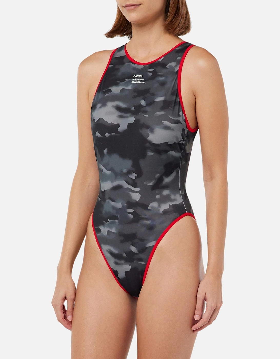 BFSW-MARGU Womens Swimsuits Camouflage Dipping Back Stretch Beachwear S, 5 of 4