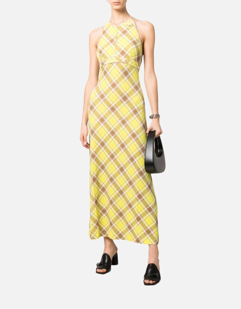 D-MAXIM-C2 Womens Plaid Dress Summer