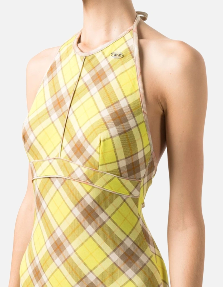 D-MAXIM-C2 Womens Plaid Dress Summer
