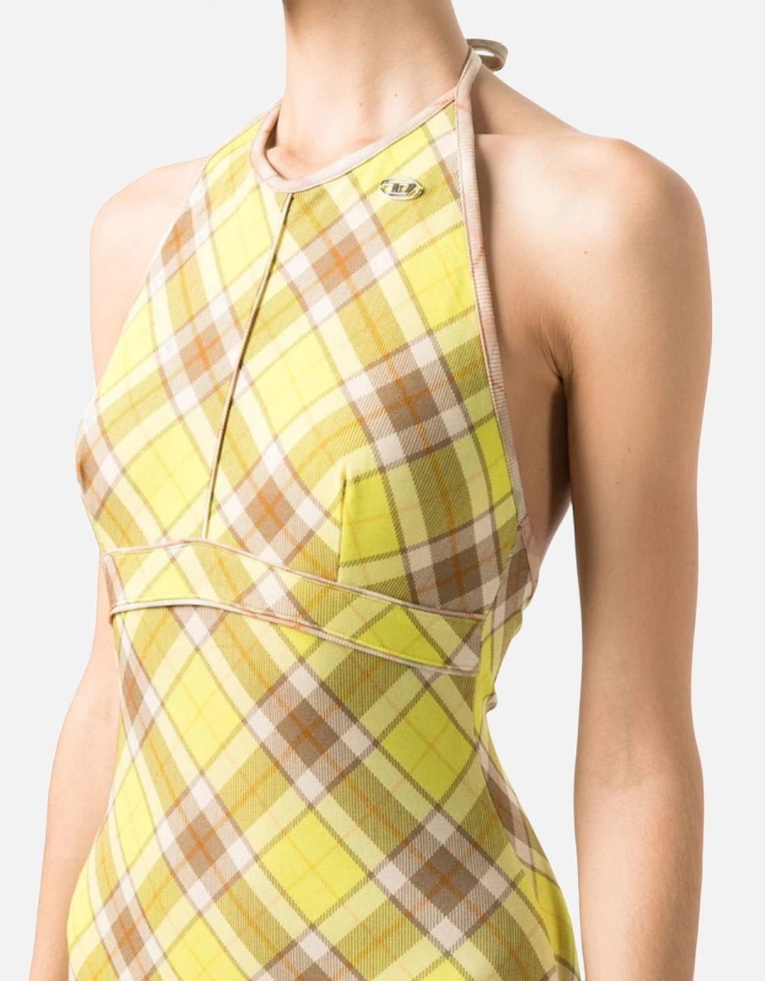 D-MAXIM-C2 Womens Plaid Dress Summer