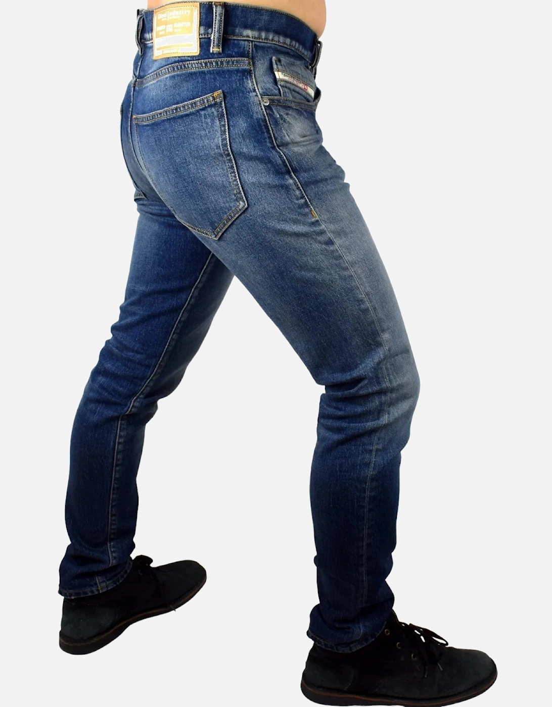 2019 D-STRUKT R9E14 Mens Denim Jeans Slim Fit Tapered Stretch Cotton Pant