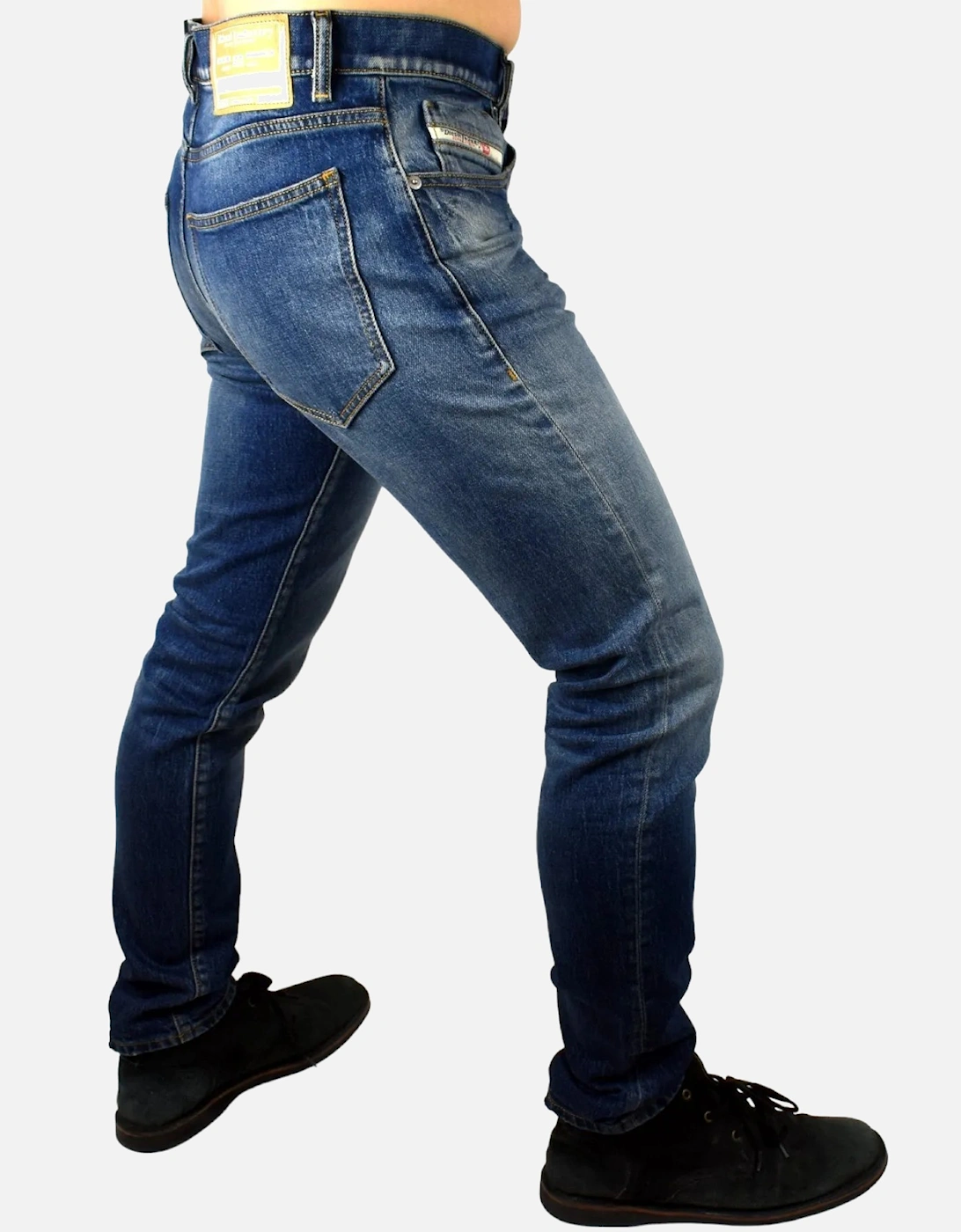 2019 D-STRUKT R9E14 Mens Denim Jeans Slim Fit Tapered Stretch Cotton Pant