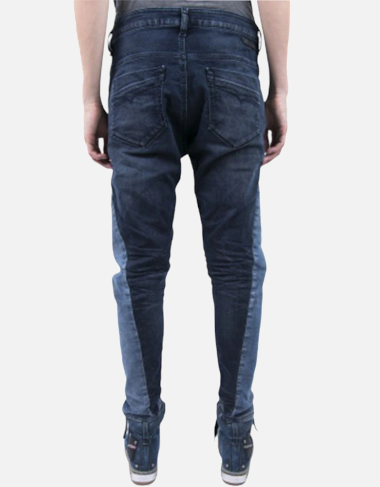 FAYZA-NE 0667A Womens Denim Jogg Jeans Tapered Leg Stretch Fade Pants NEW