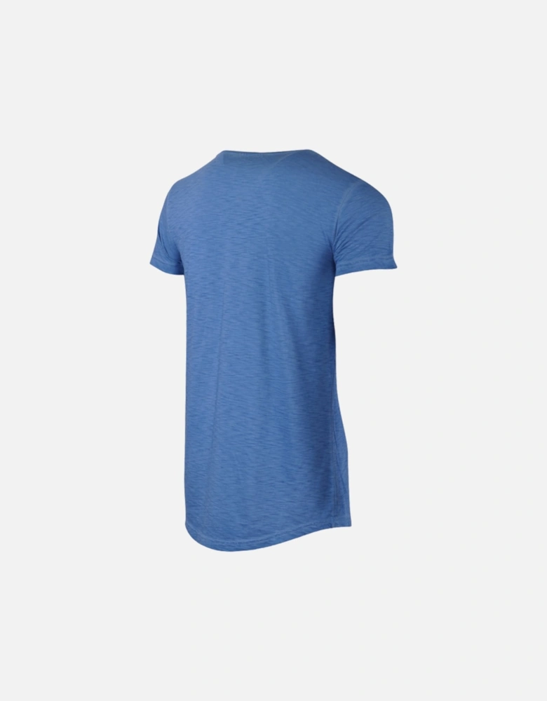 T LONGER Mens T Shirt Short Sleeve Crew Neck Casual Summer Cotton Tees