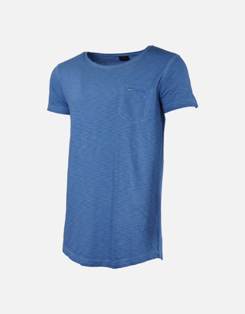 T LONGER Mens T Shirt Short Sleeve Crew Neck Casual Summer Cotton Tees