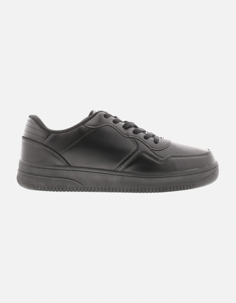 Mens Trainers Tommy Lace Up black UK Size