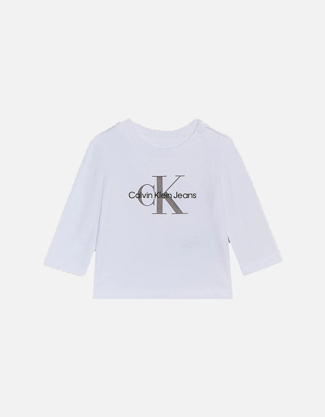 Baby Long Sleeve T shirt White, 3 of 2