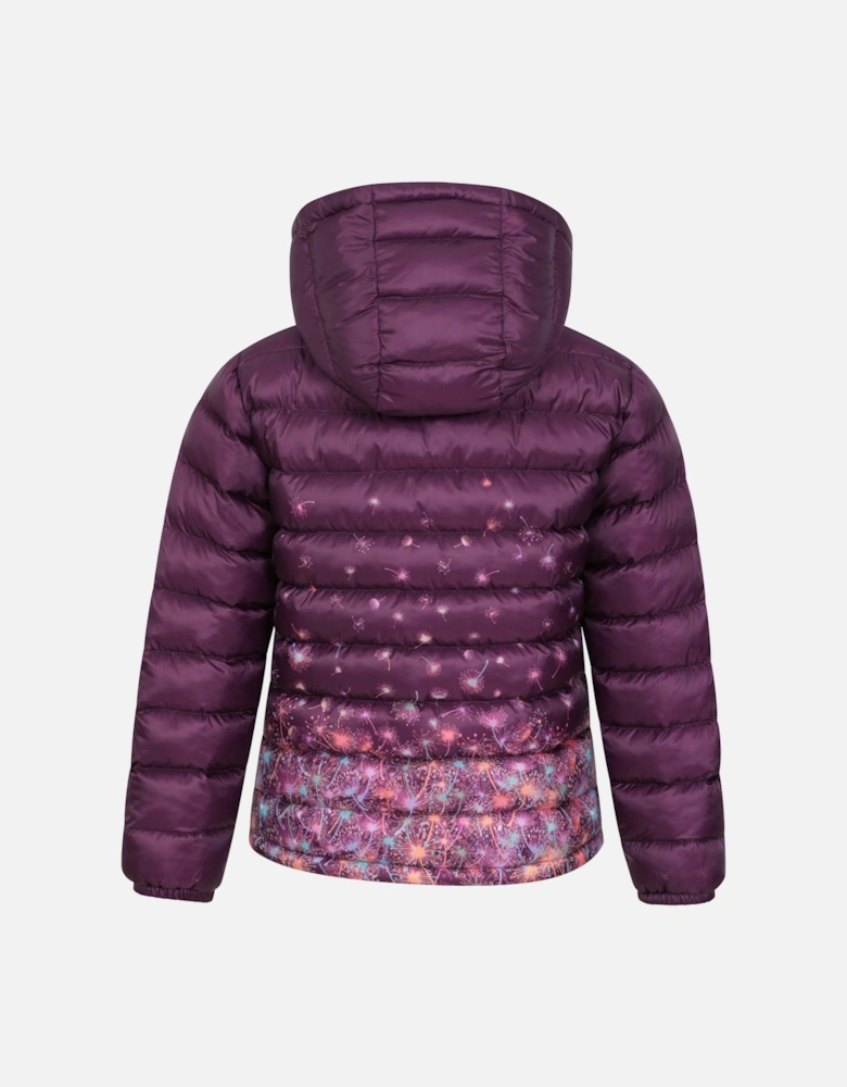 Childrens/Kids Seasons Dandelions Padded Jacket