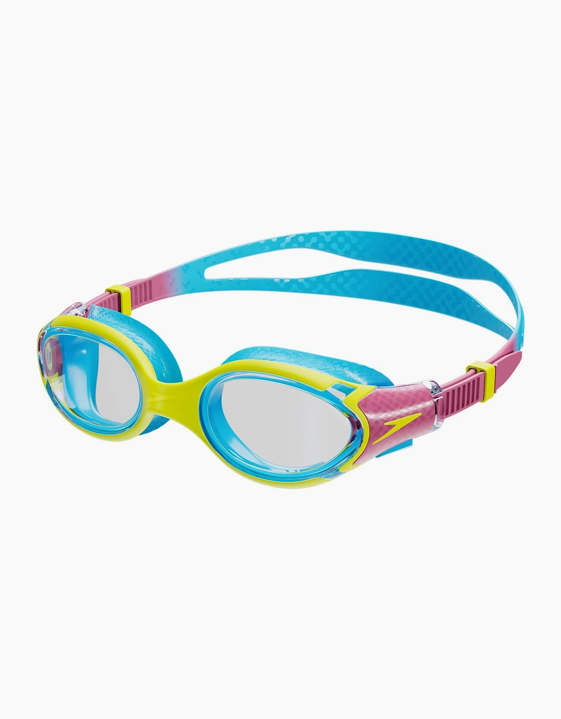 Speedo Unisex Yellow Pink Childrens/ 2.0 2024 Biofuse Swimming Goggles Kids