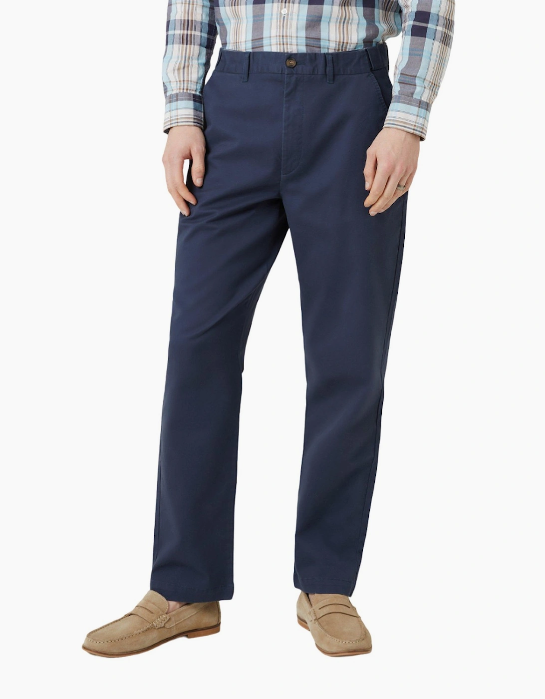 Maine Men's Blue Premium Chino Trousers - : 40 40R