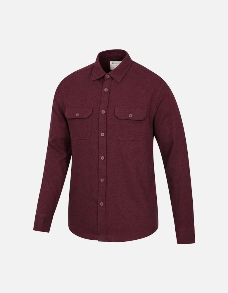 Mens Trace Flannel Long-Sleeved Shirt