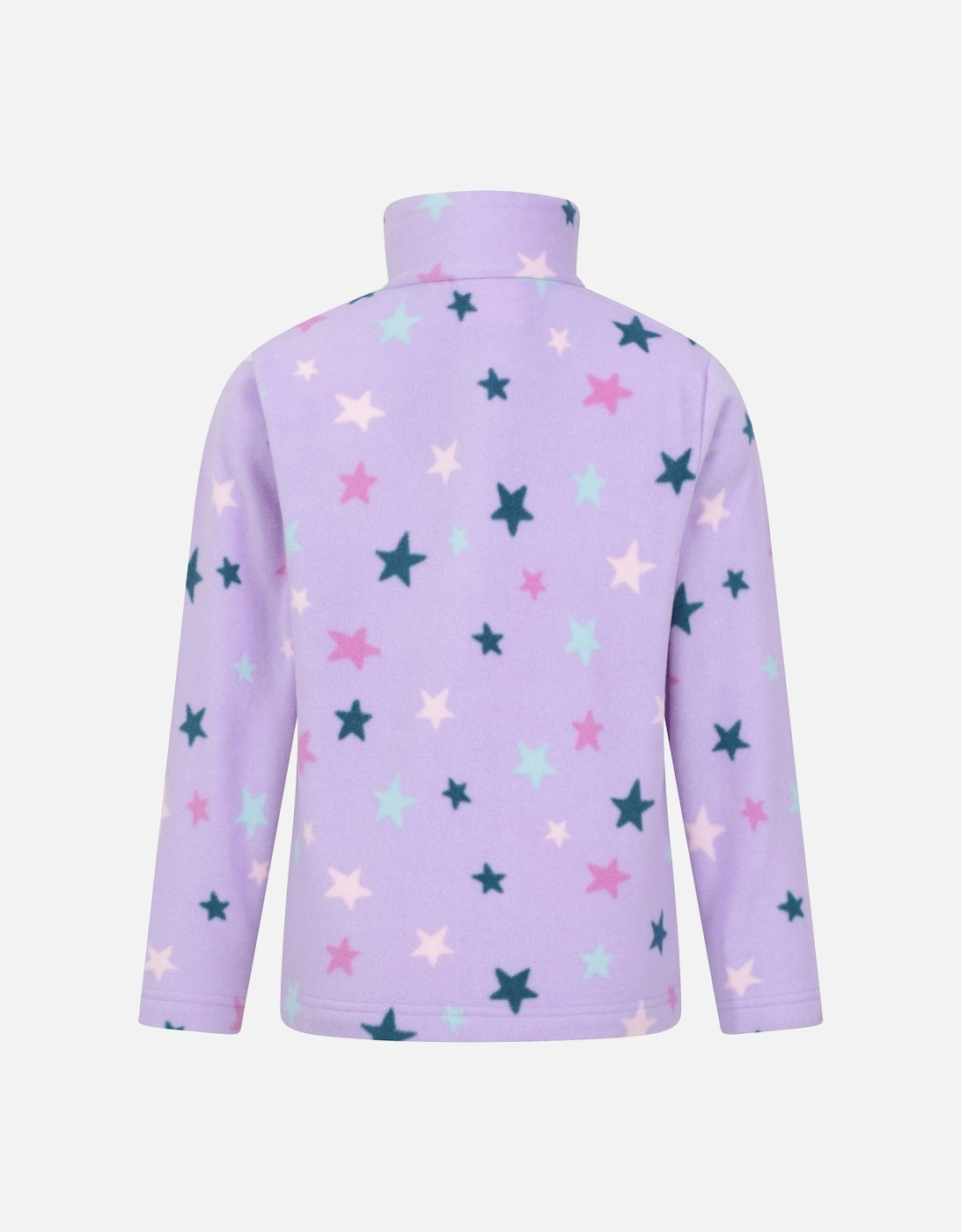 Childrens/Kids Endeavour Stars Half Zip Fleece Top