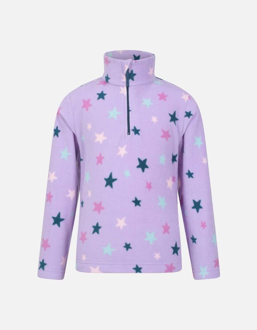 Childrens/Kids Endeavour Stars Half Zip Fleece Top, 5 of 4