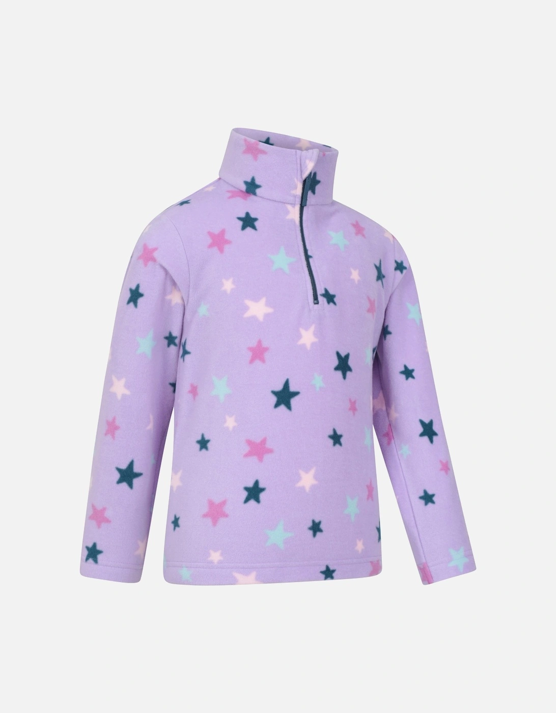 Childrens/Kids Endeavour Stars Half Zip Fleece Top