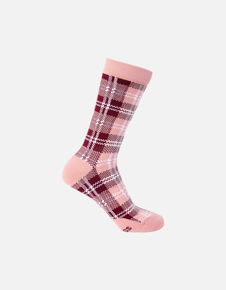 Unisex Adult Fergus Checked Socks
