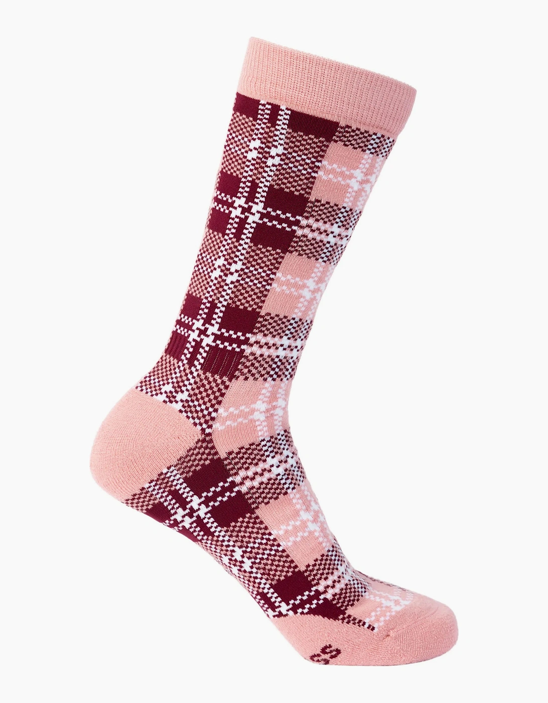 Trespass Unisex Red Adult Fergus Checked Socks  11/7/7.5/8/8.5/9/9.5/10/10.5/11 Size 7