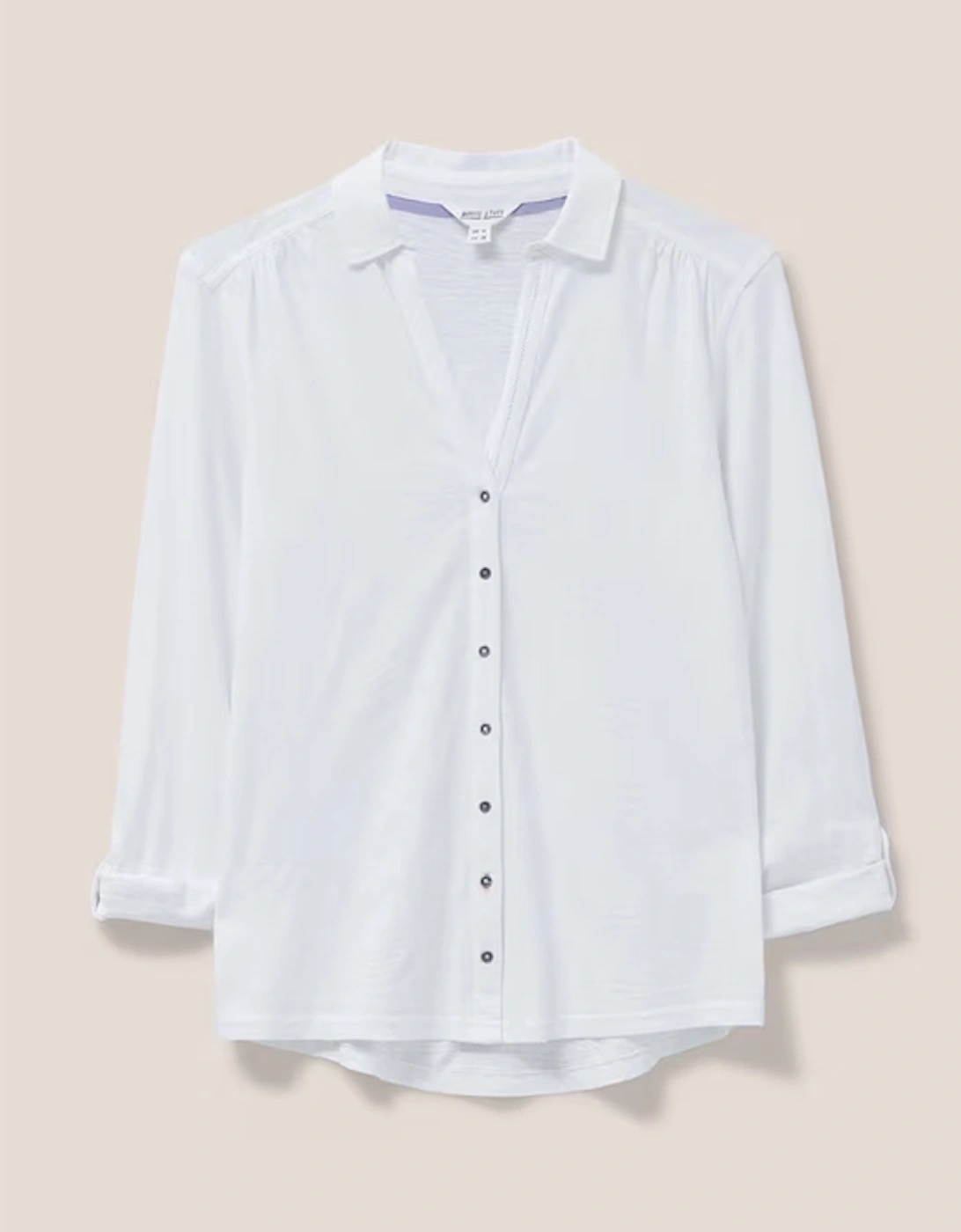 Women's Annie Jersey Shirt Brill White