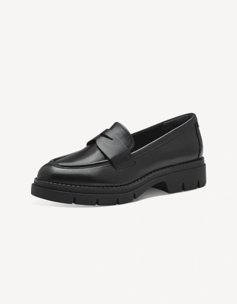 Women's Leather Shoe Black