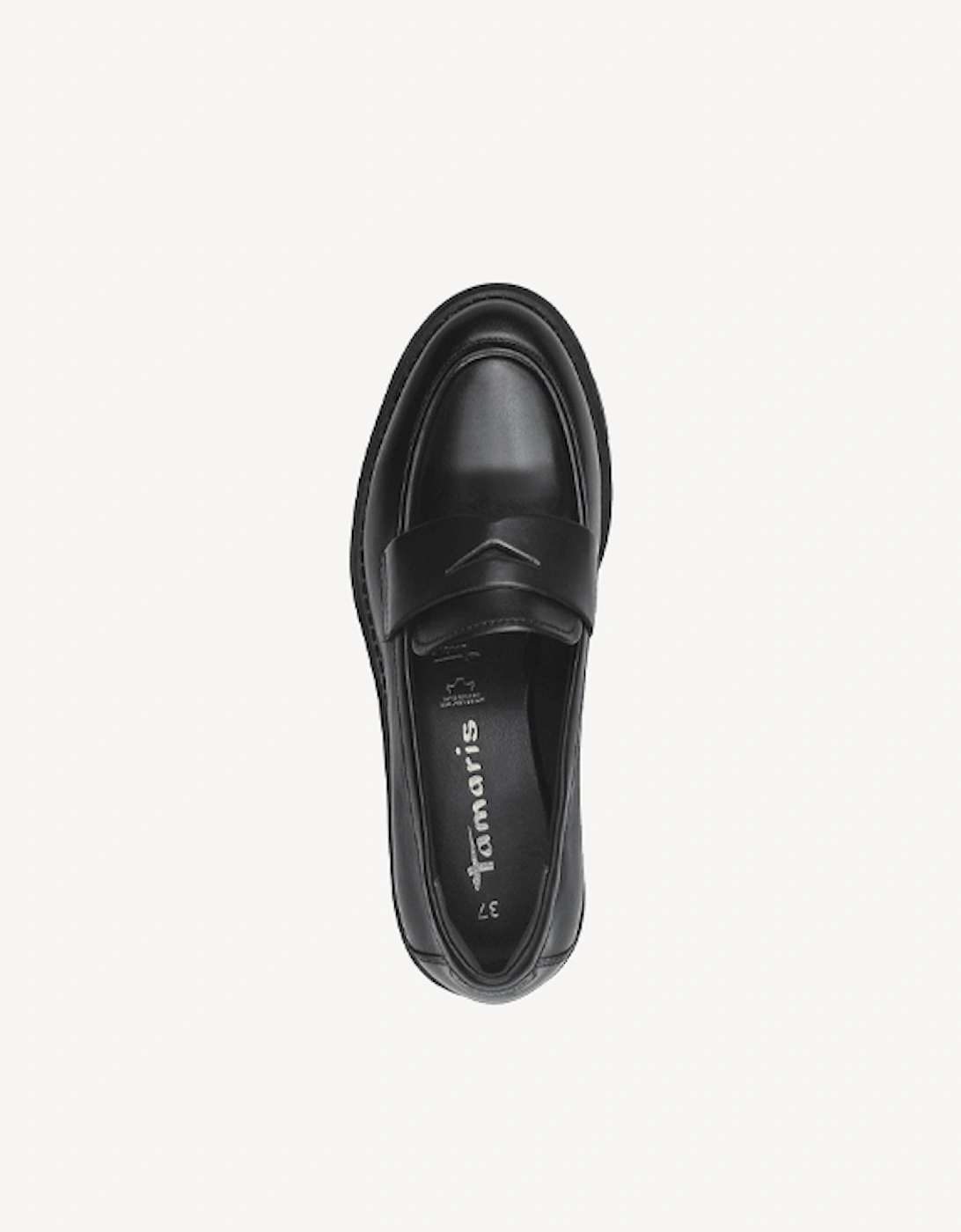 Women's Leather Shoe Black