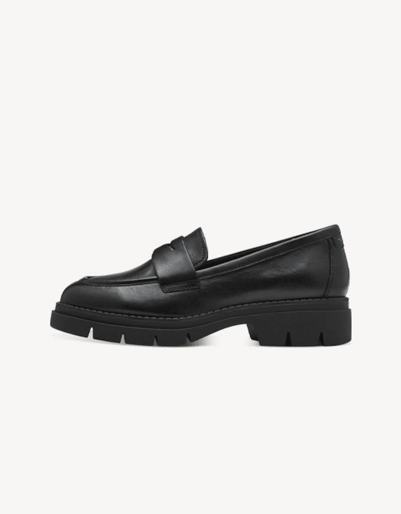 Women's Leather Shoe Black