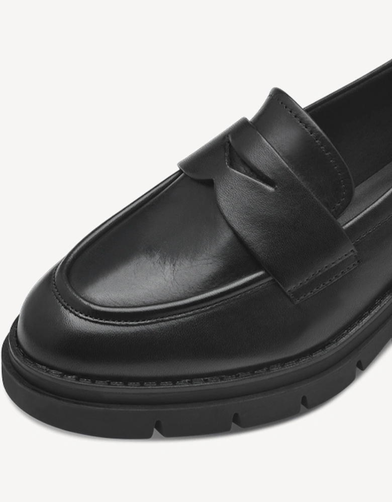 Women's Leather Shoe Black