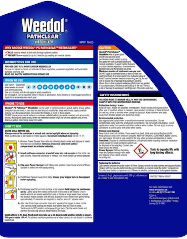 Pathclear Weedkiller Spray 5L