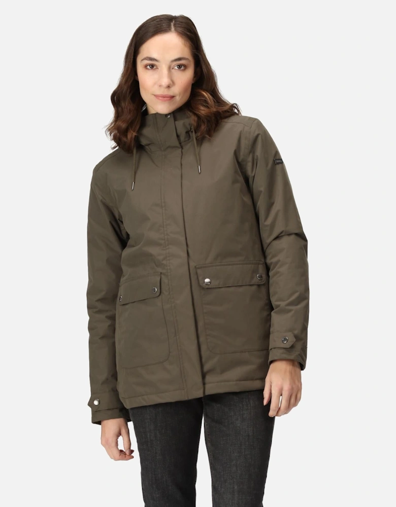 Womens Broadia Waterproof Hooded Jacket Coat