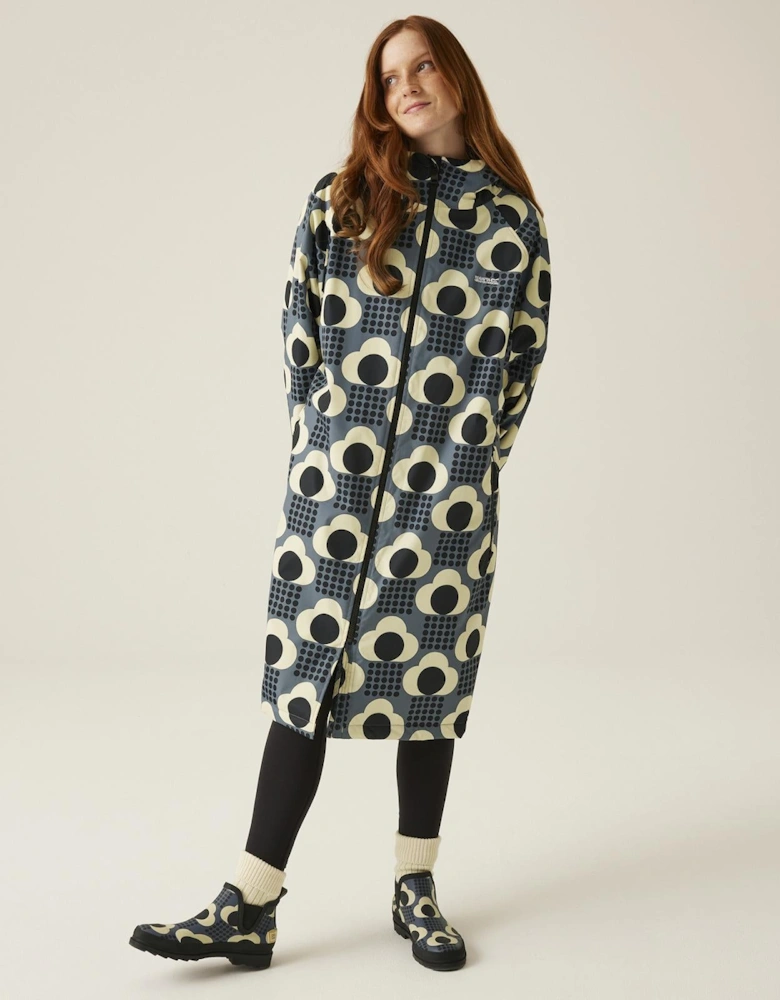 Womens Orla Kiely Waterproof Fleece Lined Changing Robe