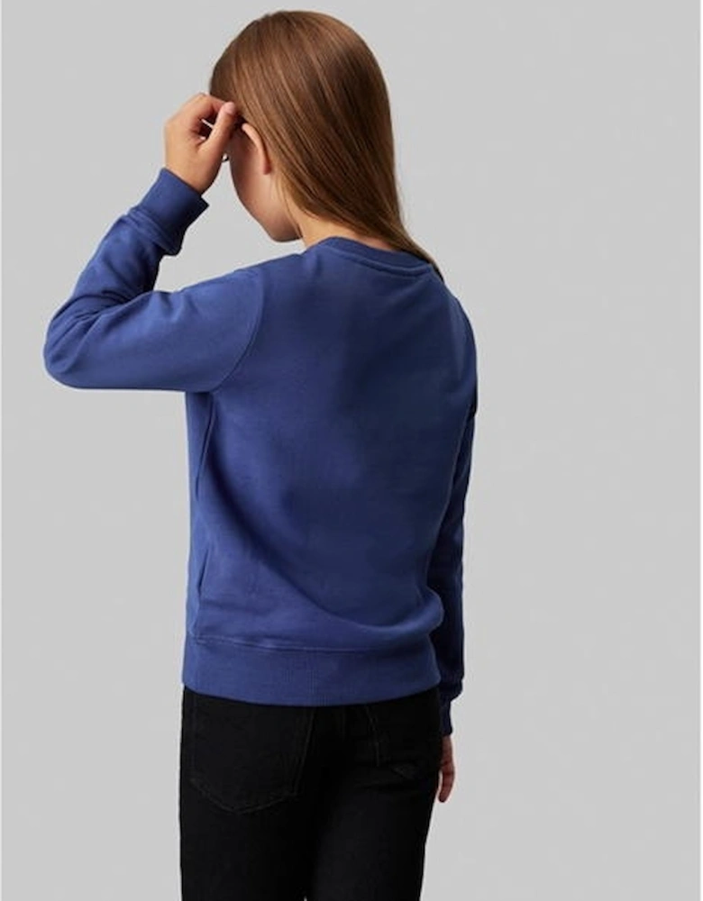 Kids Terry Logo Sweatshirt Blue