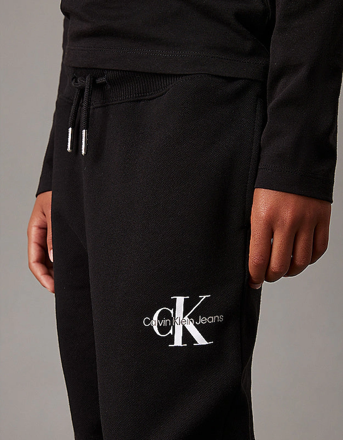 Monogram Kids Unisex Joggers Black