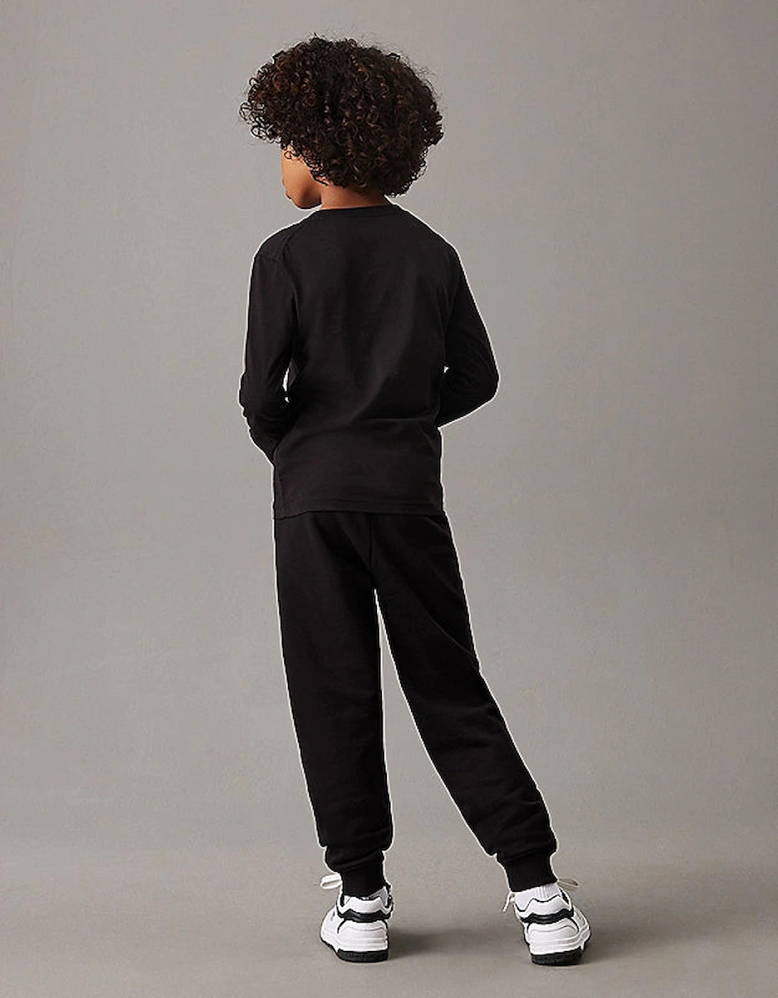 Monogram Kids Unisex Joggers Black