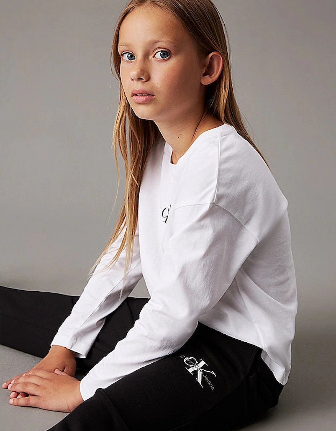 Monogram Kids Unisex Joggers Black